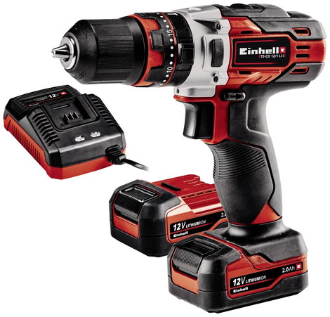Einhell TE-CD 12/1 Li-i (2x2,0Ah) 2 sebességfokozat-Akkus ütvefúró-csavarozó 2. akkuval