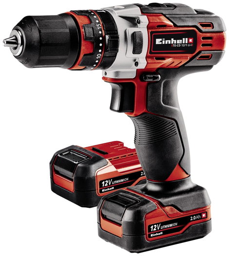 Einhell TE-CD 12/1 Li-i (2x2,0Ah) 2 sebességfokozat-Akkus ütvefúró-csavarozó 2. akkuval 3. kép