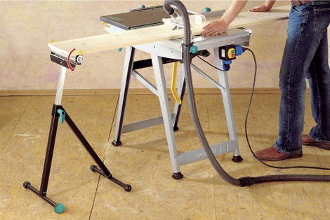 Wolfcraft 6119973 Hengeres állvány Állítható magasság, Kihajtható 60 kg 3.9 kg 1 db 3. kép