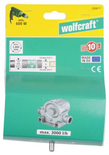Wolfcraft 2200000 Fúrógép szivattyú Szivattyú 1 db 2. kép