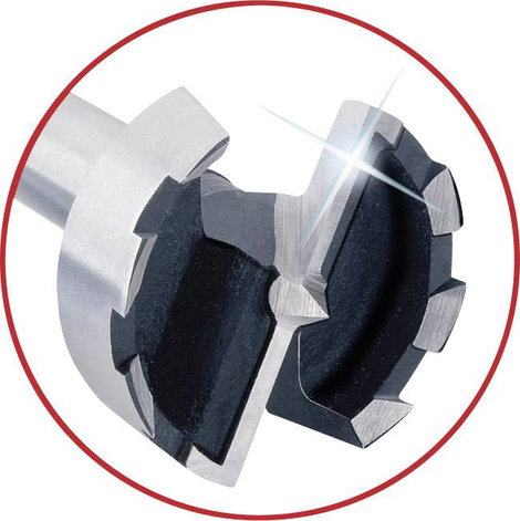 Wolfcraft 1002000 Forstner fúró 15 mm, 20 mm, 25 mm, 30 mm, 35 mm 5 db 2. kép