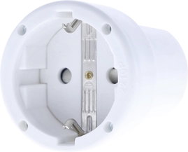 AS Schwabe 62224 Védőérintkezős alj PVC 230 V Fehér