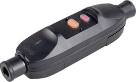 AS Schwabe 45223 Személyvédő köztes dugó 230 V Fekete IP66