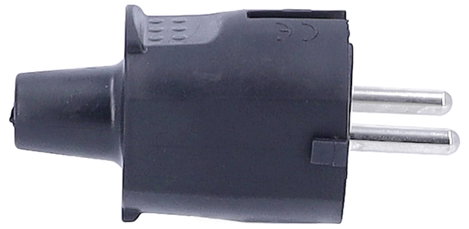 AS Schwabe 62222 Védőérintkezős dugó PVC 230 V Fekete 3. kép