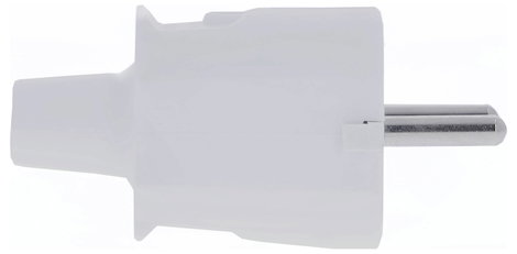 AS Schwabe 62221 Védőérintkezős dugó PVC 230 V Fehér IP20 4. kép