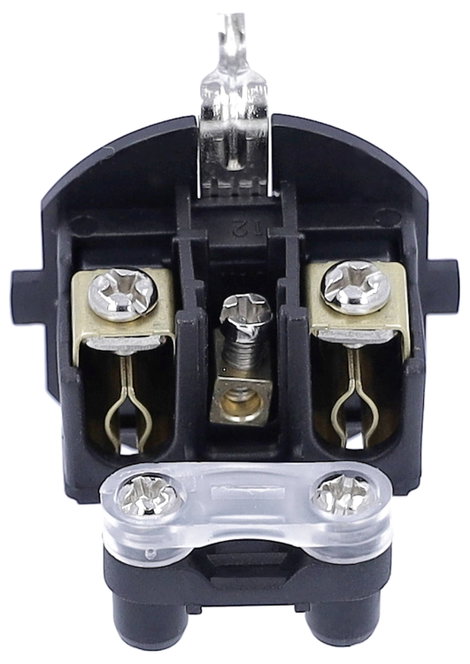 AS Schwabe 62225 Védőérintkezős alj PVC 230 V Fekete IP20 6. kép