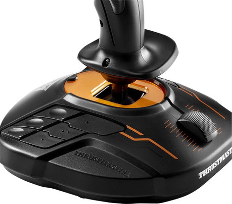 Thrustmaster T.16000M Space Sim Duo Stick Repülésszimulátor joystick PC Fekete, Narancs 6. kép