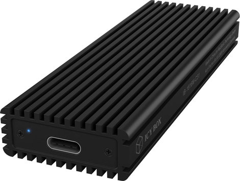 ICY BOX 60482 M.2 merevlemez ház M.2 PCIe NVMe SSD USB-C® USB 3.2 (Gen 2)