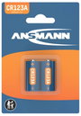 Ansmann CR17335 CR-123A Fotóelem Lítium 1375 mAh 3 V 2 db 2. bélyegkép