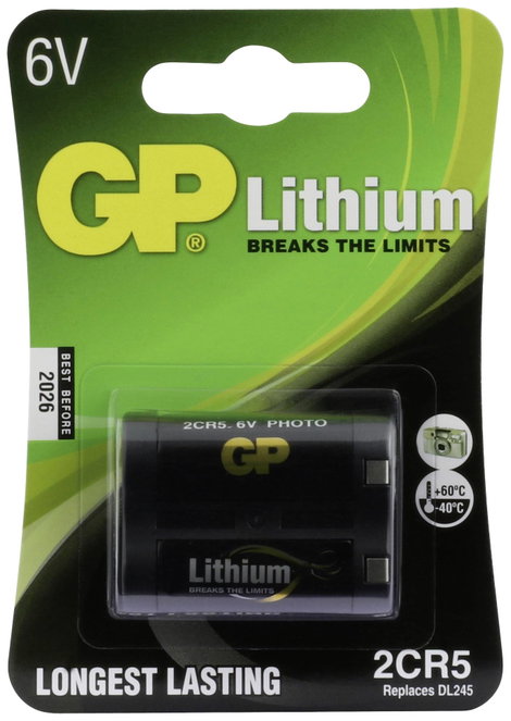 GP Batteries GP2CR5STD109C1 2CR5 Fotóelem Lítium 6 V 1 db 4. kép