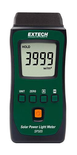 Napenergia mérő 0 - 3999 W/m², Extech SP505