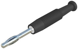 SKS Hirschmann MSTF 2 sw Lamellás dugó Dugó, egyenes Tű átmérő: 2 mm Fekete 1 db