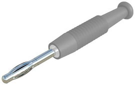 SKS Hirschmann MSTF 2 gr Lamellás dugó Dugó, egyenes Tű átmérő: 2 mm Szürke 1 db