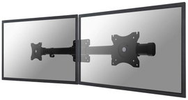 Neomounts FPMA-CB100BLACK 2 részes Monitor asztali tartó 25,4 cm (10) - 68,6 cm (27) Dönthető Fekete
