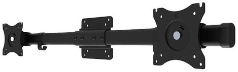Neomounts FPMA-CB100BLACK 2 részes Monitor asztali tartó 25,4 cm (10) - 68,6 cm (27) Dönthető Fekete 2. kép