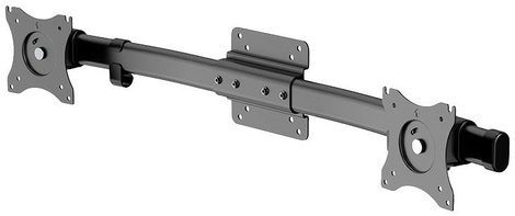 Neomounts FPMA-CB100BLACK 2 részes Monitor asztali tartó 25,4 cm (10) - 68,6 cm (27) Dönthető Fekete 3. kép