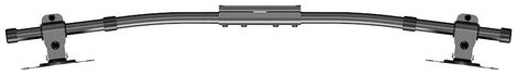 Neomounts FPMA-CB100BLACK 2 részes Monitor asztali tartó 25,4 cm (10) - 68,6 cm (27) Dönthető Fekete 6. kép