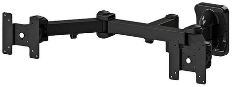 Neomounts FPMA-W960D 1 részes Monitor fali tartó 25,4 cm (10) - 68,6 cm (27) Dönthető, Csuklóval moz 2. kép