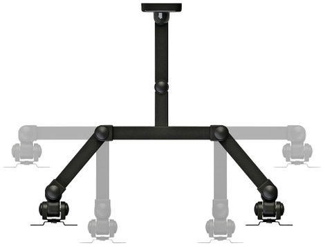 Neomounts FPMA-W960D 1 részes Monitor fali tartó 25,4 cm (10) - 68,6 cm (27) Dönthető, Csuklóval moz 4. kép