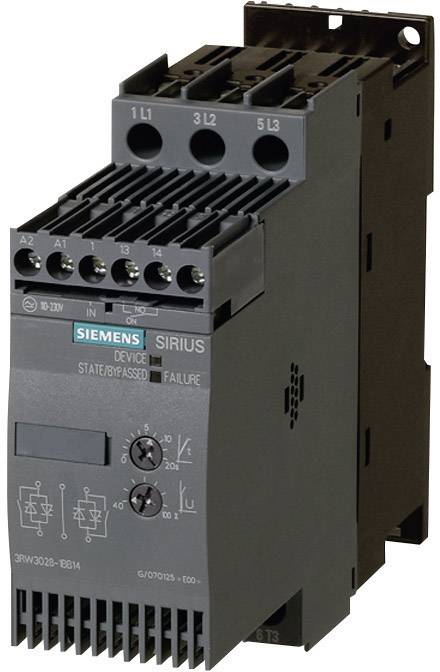 SIEMENS Csendes indító 3RW3017 5,5KW