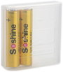 Soshine SBC-003 Elemtartó doboz Cellaszám: 4 Mikro (AAA), 10440 (H x Sz x Ma) 49.5 x 48.2 x 14.8 mm 8. bélyegkép