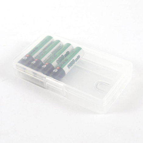 Soshine SBC-023 Elemtartó doboz Cellaszám: 8 Mikro (AAA), 10440 (H x Sz x Ma) 91.2 x 52.8 x 15.9 mm 9. kép