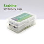 Soshine SBC-020 Elemtartó doboz Cellaszám: 1 9 V-os (H x Sz x Ma) 54.7 x 33.3 x 20.1 mm 5. bélyegkép