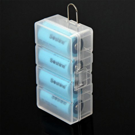 Soshine SBC-027 Elemtartó doboz Cellaszám: 4 CR-123A, 16340 (H x Sz x Ma) 73 x 41 x 22 mm 3. kép