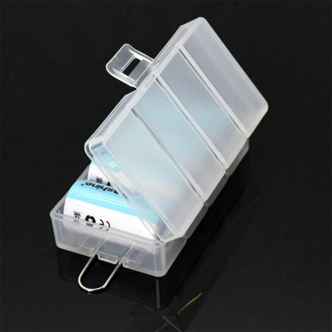 Soshine SBC-027 Elemtartó doboz Cellaszám: 4 CR-123A, 16340 (H x Sz x Ma) 73 x 41 x 22 mm 5. kép