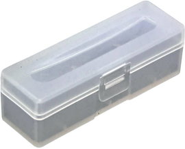 Soshine SBC-026 Elemtartó doboz Cellaszám: 1 18650 (H x Sz x Ma) 73 x 22.2 x 22.2 mm