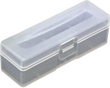 Soshine SBC-026 Elemtartó doboz Cellaszám: 1 18650 (H x Sz x Ma) 73 x 22.2 x 22.2 mm