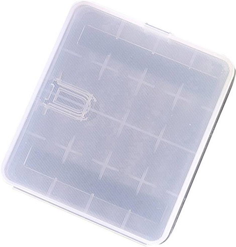 Soshine SBC-017 Elemtartó doboz Cellaszám: 4 18650 (H x Sz x Ma) 84 x 74 x 23 mm 2. kép
