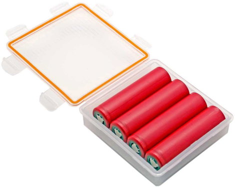Soshine SBC-W2, IP66 Elemtartó doboz Cellaszám: 4 18650 (H x Sz x Ma) 87 x 84 x 24 mm 5. kép