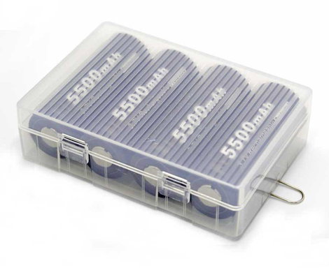 Soshine SBC-021 Elemtartó Cellaszám: 4 26650 (H x Sz x Ma) 112 x 77 x 31.8 mm