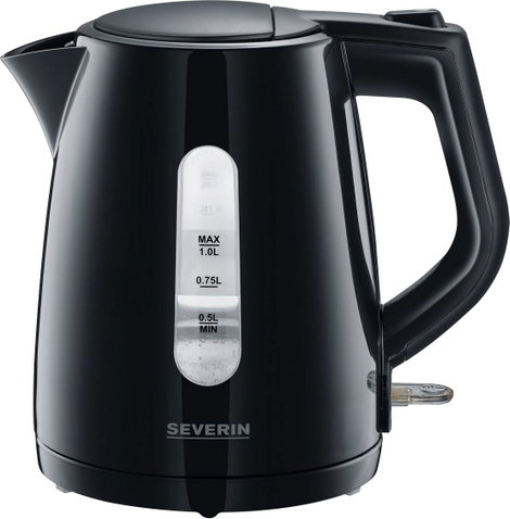 Severin WK 3410 Vízforraló Zsinór nélküli Fekete