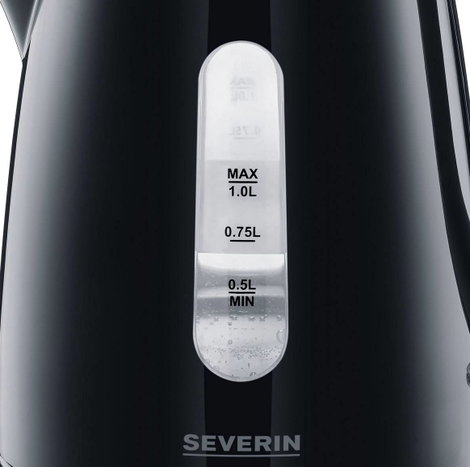 Severin WK 3410 Vízforraló Zsinór nélküli Fekete 2. kép