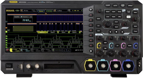 Rigol MSO5354 Digitális oszcilloszkóp 350 MHz 8 GSa/mp 100 Mpts 8 bit 1 db