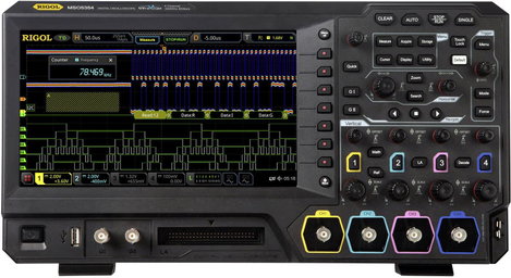 Rigol MSO5204 Digitális oszcilloszkóp 200 MHz 8 GSa/mp 100 Mpts 8 bit 1 db