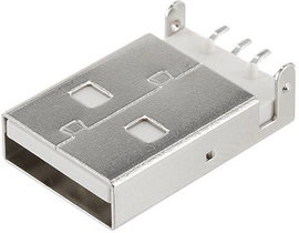 USB csatlakozó Dugó, beépíthető, vízszintes US1AFSN econ connect Tartalom: 1 db