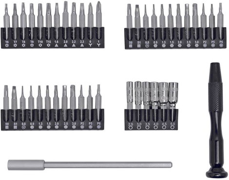 Bernstein Tools Bernstein Werkzeugfabrik 4-930 Bit készlet 46 részes 1/4 (6.3 mm) 2. kép