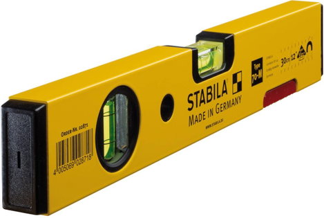 Stabila Type 70 M 2871 Könnyűfém vízmérték Mágnessel 30 cm