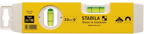 Stabila Type 70 TM 2190 Torpedó vízmérték Mágnessel 23.50 cm 3. kép