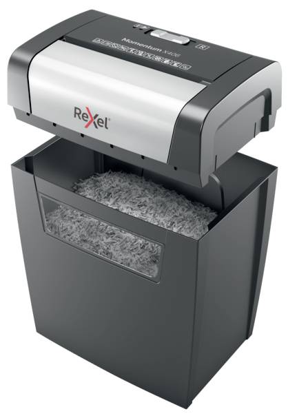 Leitz Aktenvernichter Momentum X406 Iratmegsemmisítő 6 lap Részecskevágás 4 x 28 mm P-4 15 l Szintén 2. kép
