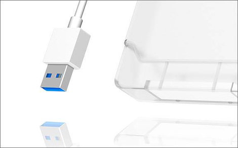 ICY BOX 60002 6,35 cm-es (2,5) merevlemez keret 2.5 coll USB 3.2 (1. generáció) (USB 3.0) 2. kép