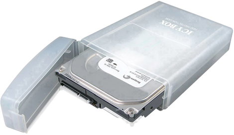 ICY BOX IB-AC602A 8,9 cm-es (3,5) merevlemez tároló doboz