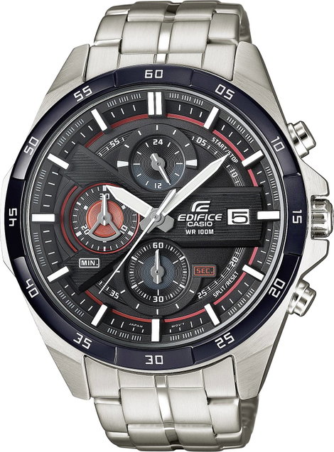 Casio Kronográf Karóra EFR-556DB-1AVUEF (H x Sz x Ma) 53.5 x 48.7 x 12.6 mm Ezüst/fehér Ház anyaga=N