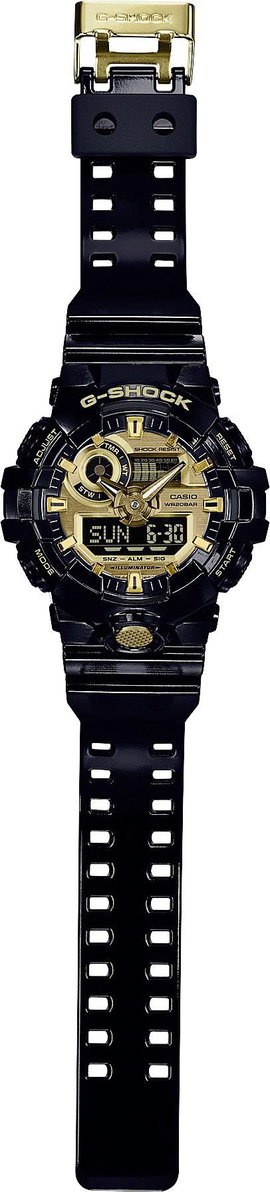 Casio Kvarc Karóra GA-710GB-1AER (H x Sz x Ma) 57.5 x 53.4 x 18.4 mm Fekete Ház anyaga=Műgyanta Anya