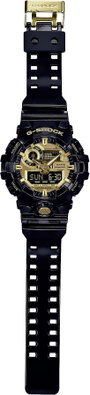 Casio Kvarc Karóra GA-710GB-1AER (H x Sz x Ma) 57.5 x 53.4 x 18.4 mm Fekete Ház anyaga=Műgyanta Anya bélyegkép