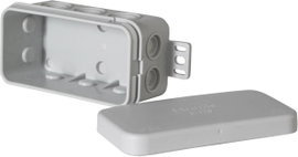 F-Tronic 7340141 Leágaztató doboz (H x Sz x Ma) 75 x 37 x 40 mm Élénk szürke IP54 10 db