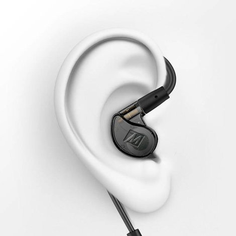 MEE audio M6 PRO In Ear fejhallgató Vezetékes Fekete Headset, Izzadásálló 2. kép
